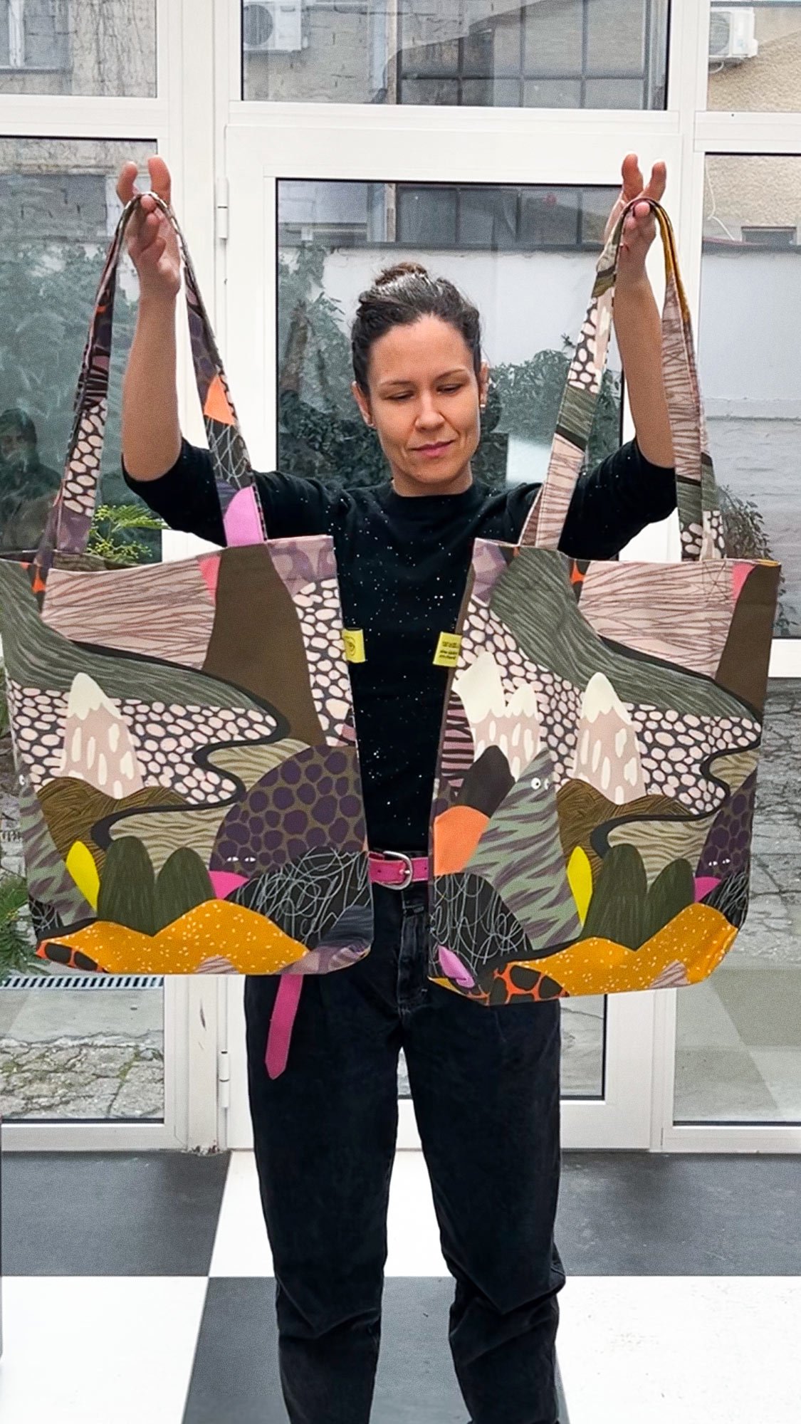 Hills Have Eyes Tote Bag + Pocket inside - Image 3