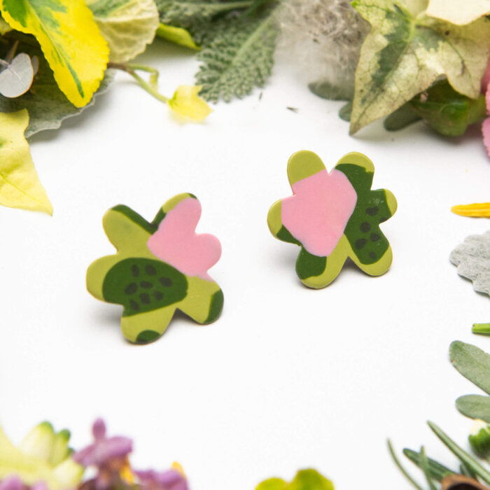 Floral earrings - Image 3
