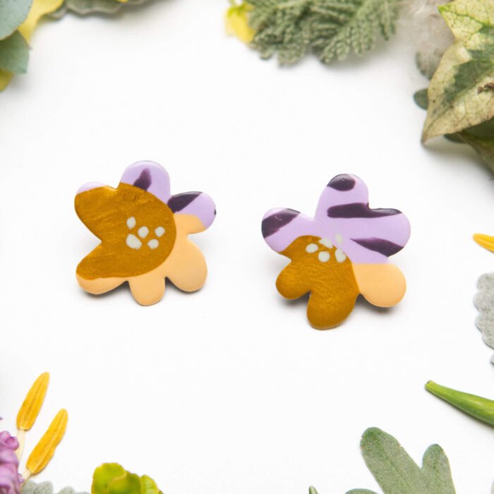 Floral earrings