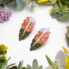 Feather-Leaf earrings - Image 3