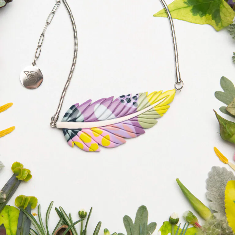 Feather-Leaf necklace