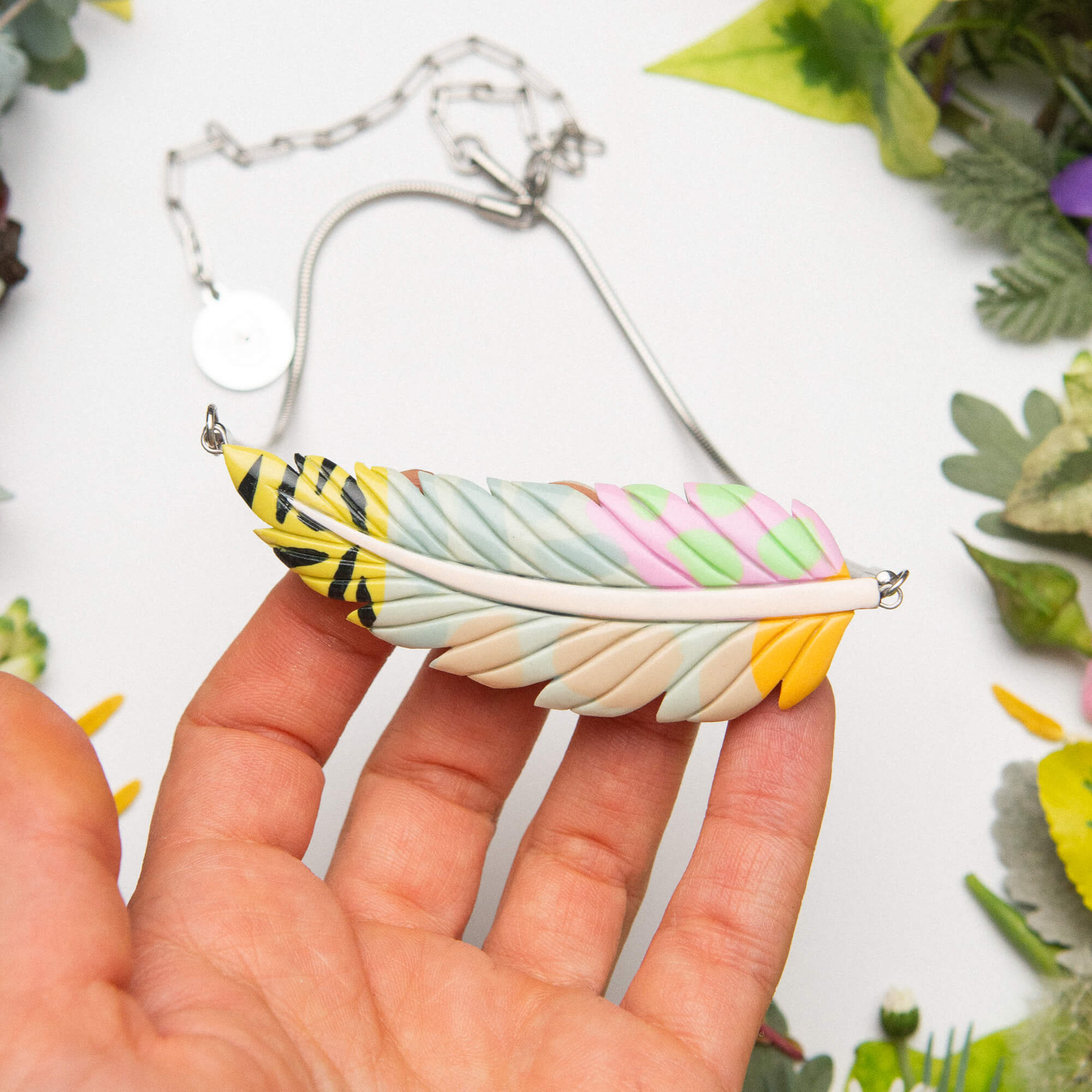 Feather-Leaf necklace