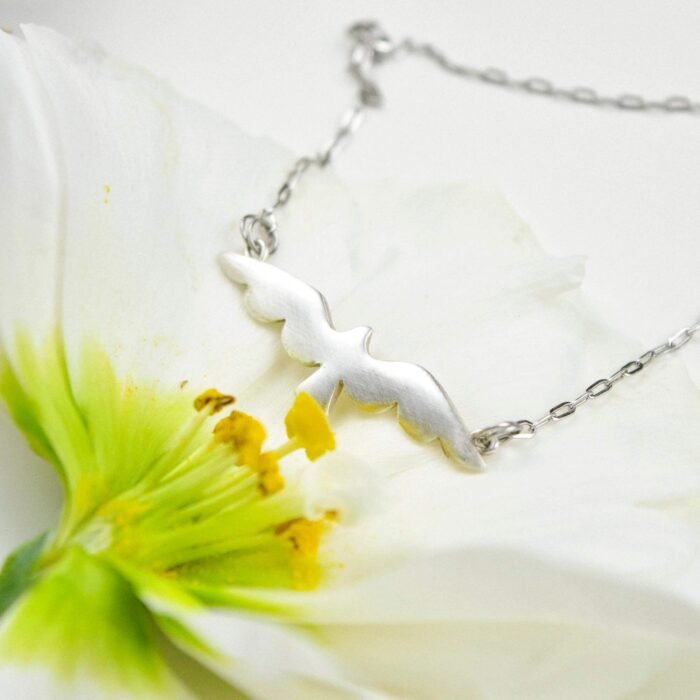 Slobodarka fine silver necklace - Image 3