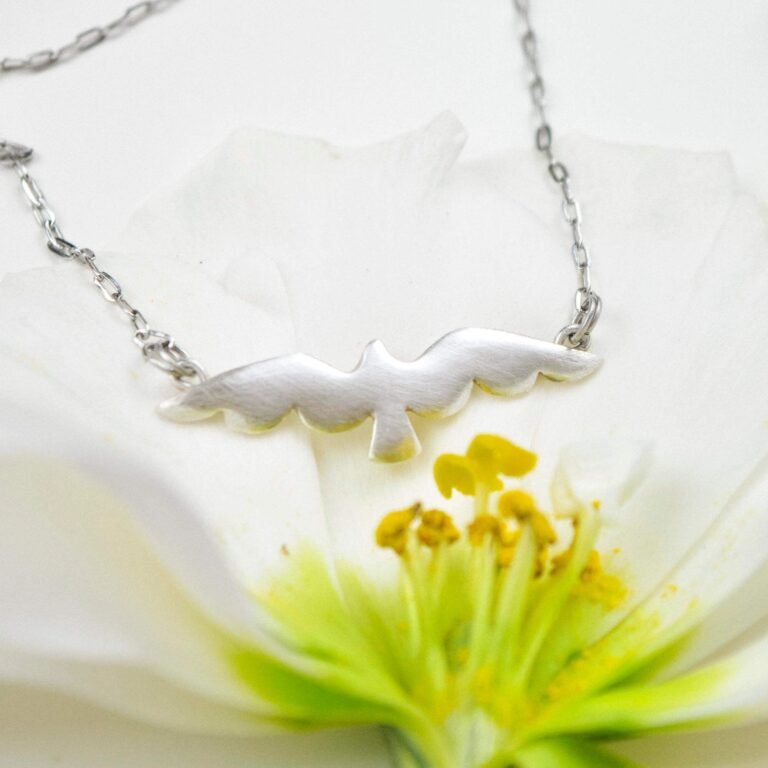 Slobodarka fine silver necklace