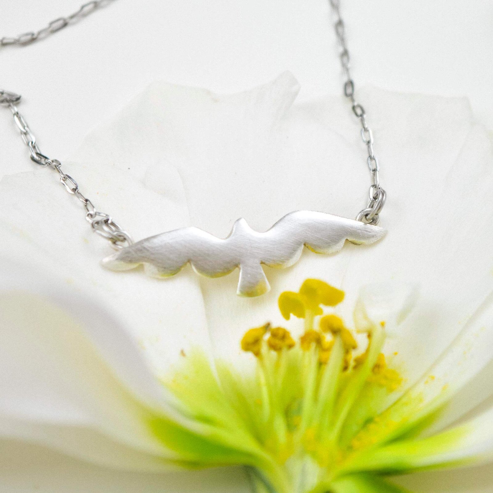 Slobodarka fine silver necklace
