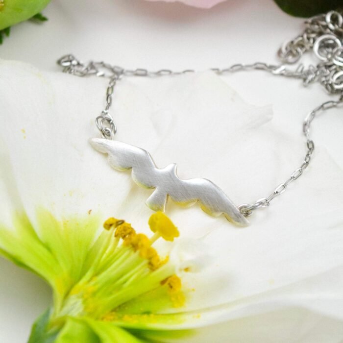 Slobodarka fine silver necklace - Image 4