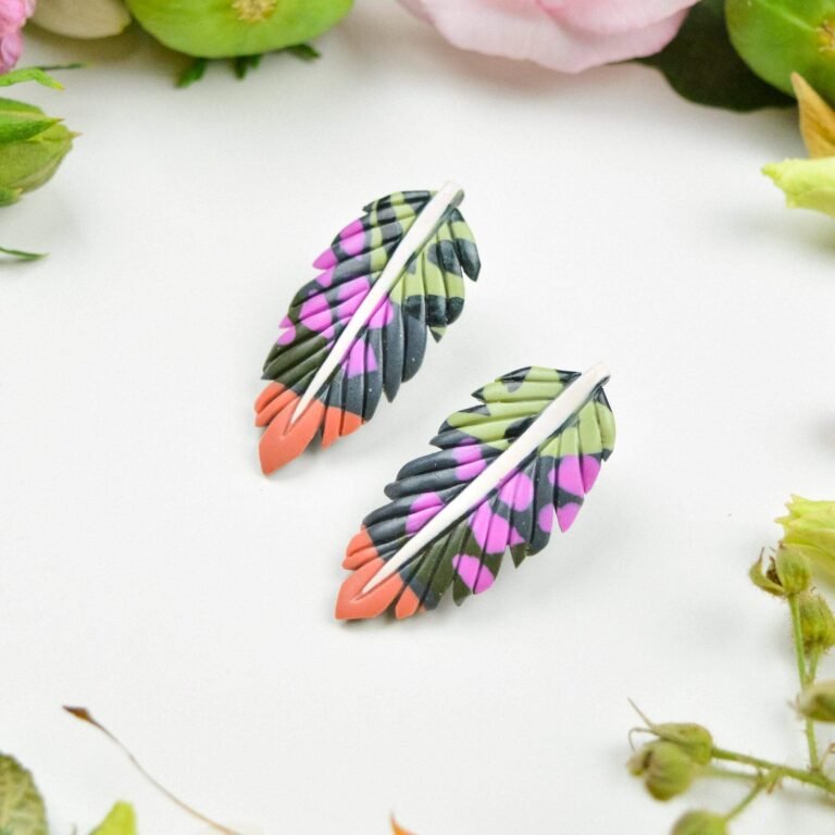 Feather-Leaf earrings