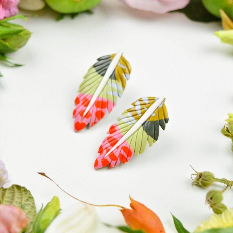 Feather-Leaf earrings
