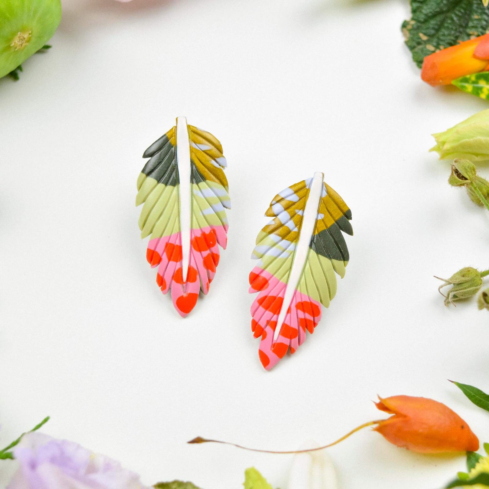 Feather-Leaf earrings - Image 4