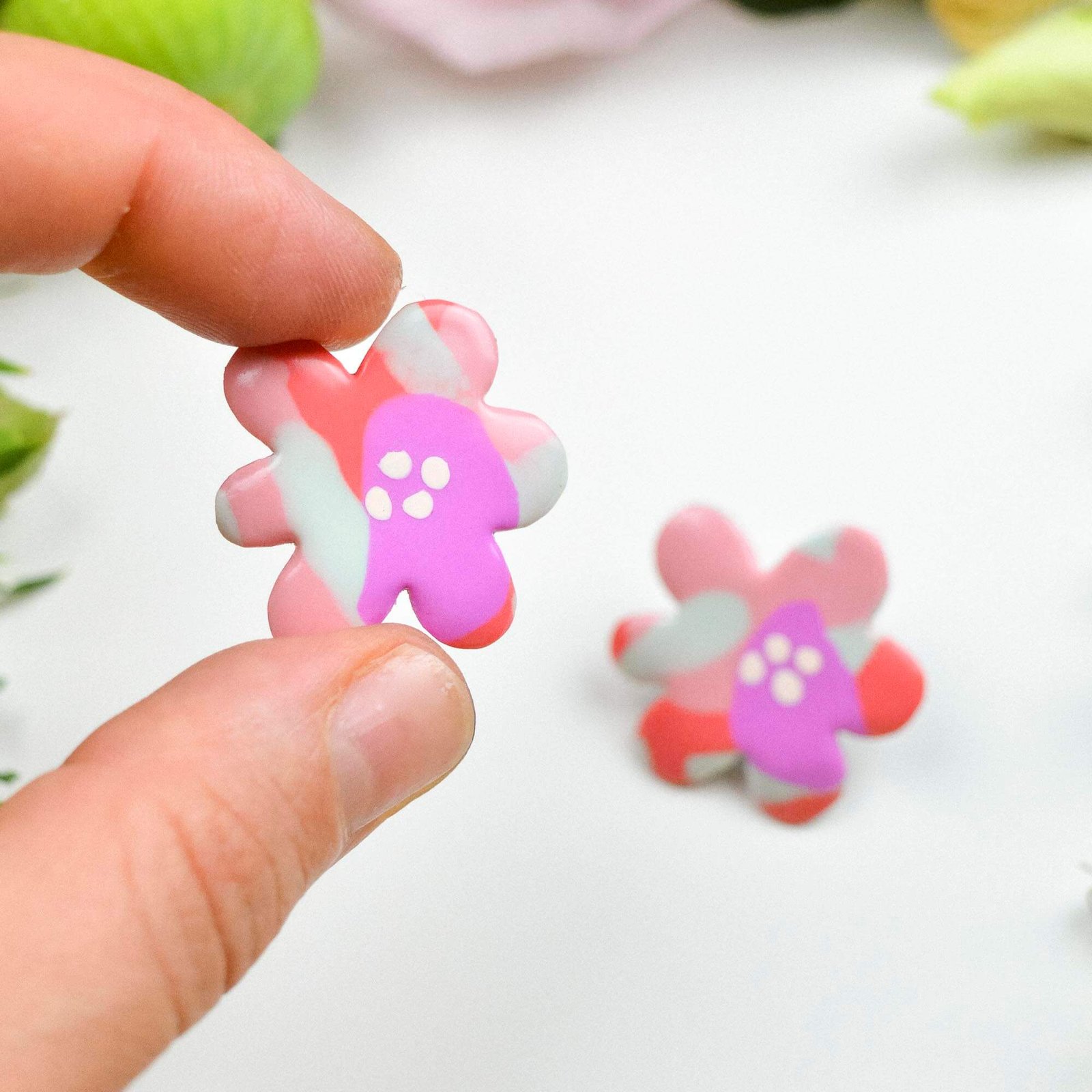 Floral earrings - Image 2