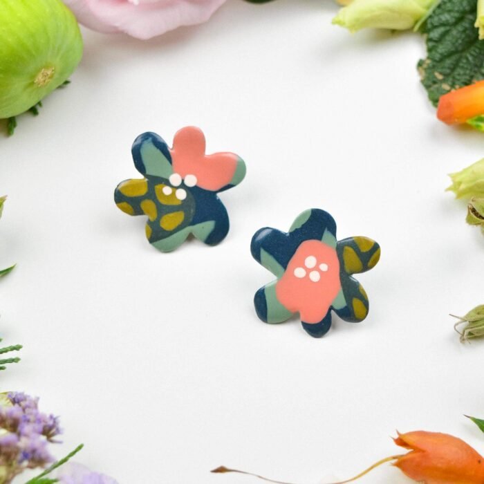 Floral earrings - Image 3