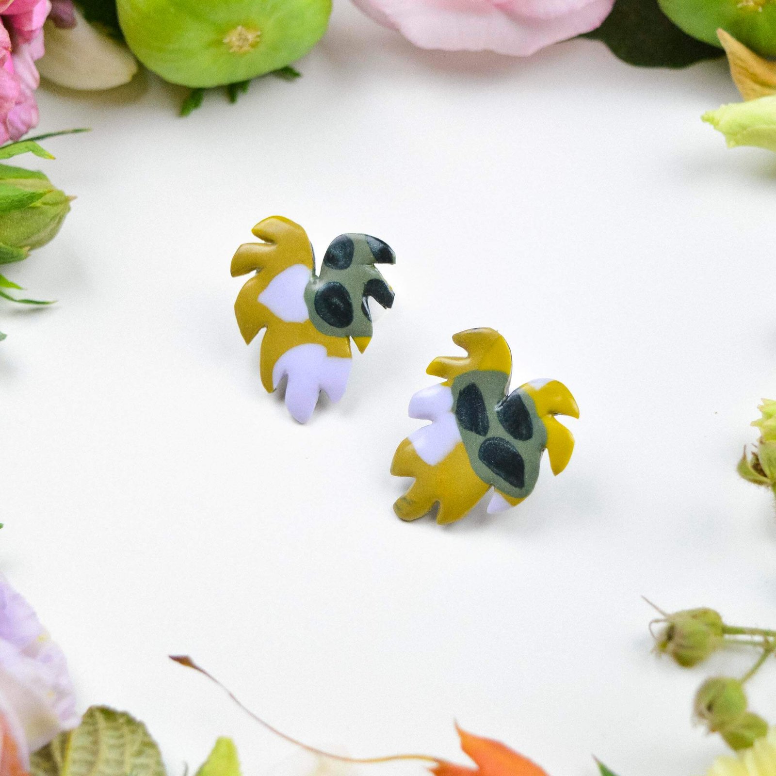 Monstera earrings - Image 3