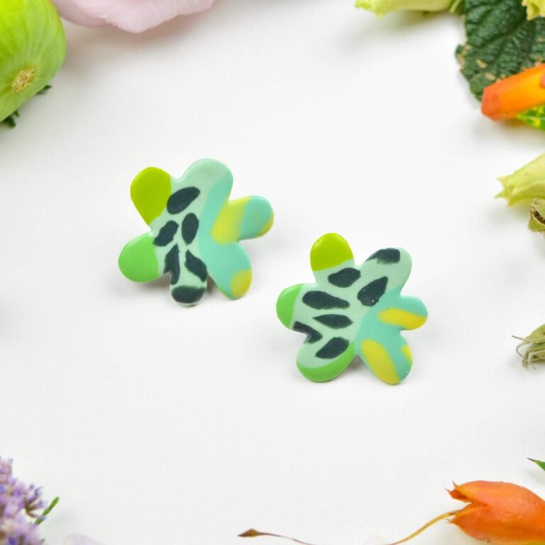 Floral earrings