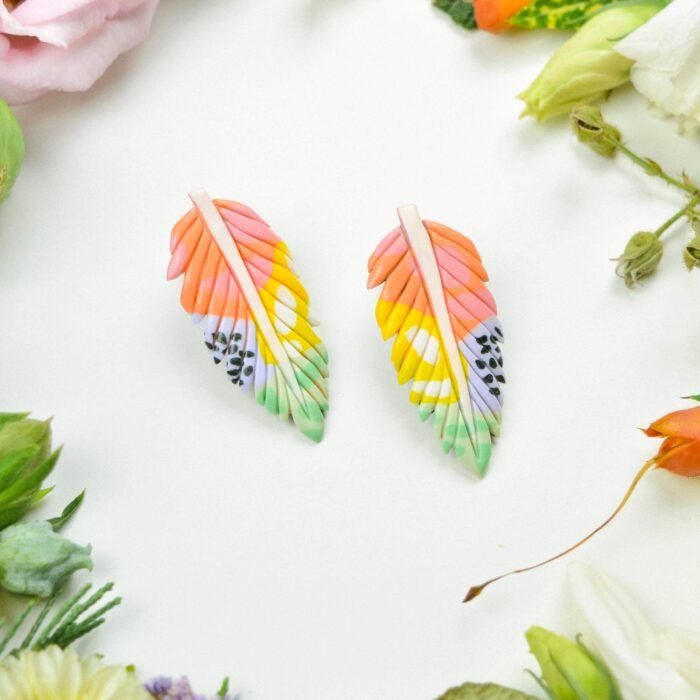 Feather-Leaf earrings - Image 5