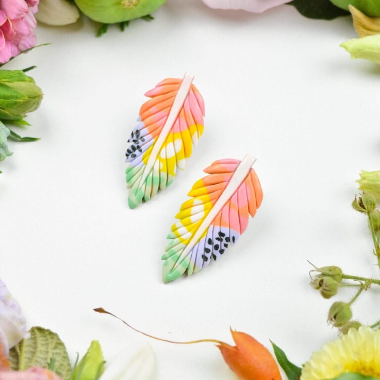 Feather-Leaf earrings