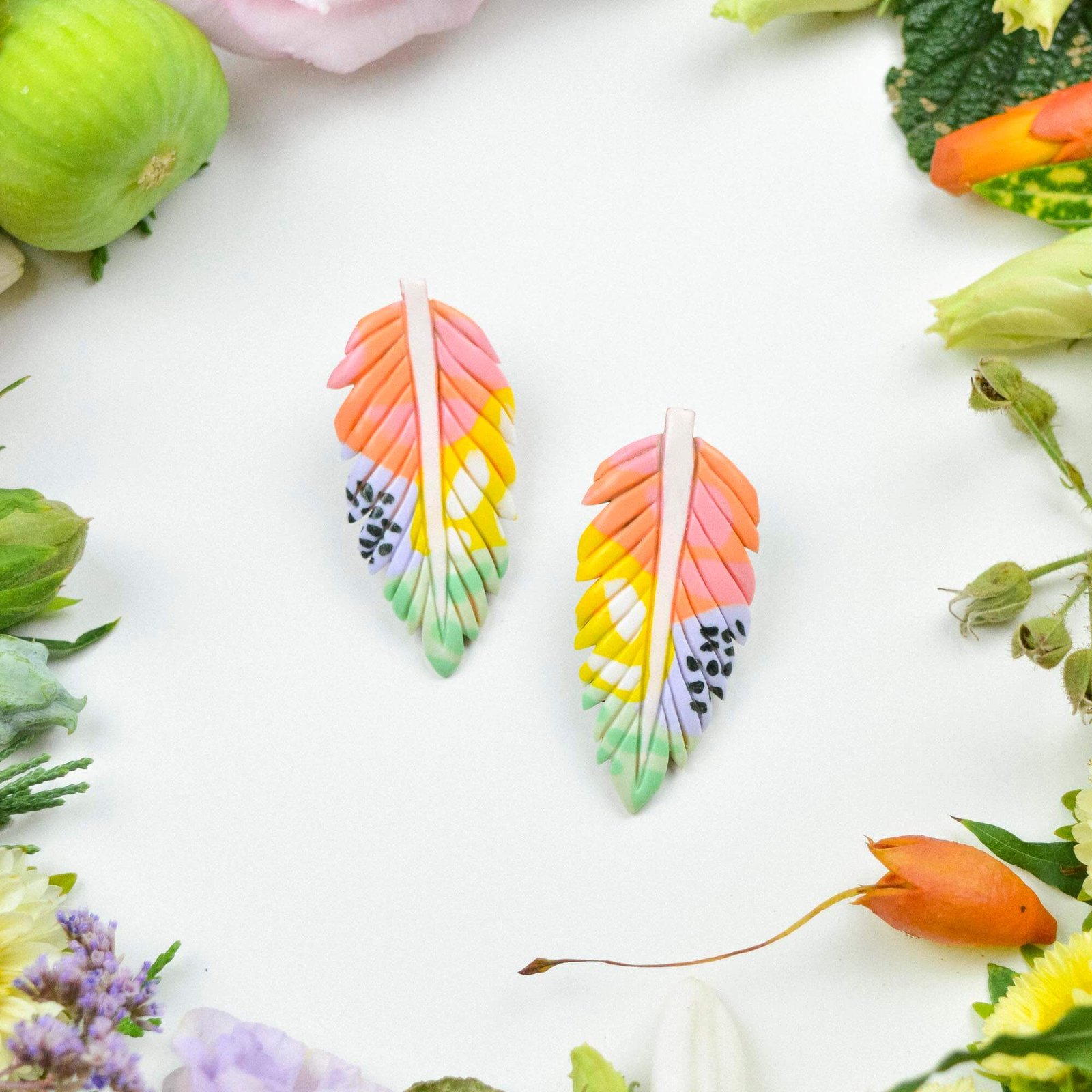 Feather-Leaf earrings - Image 4