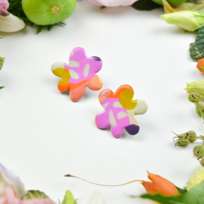 Floral earrings - Image 3