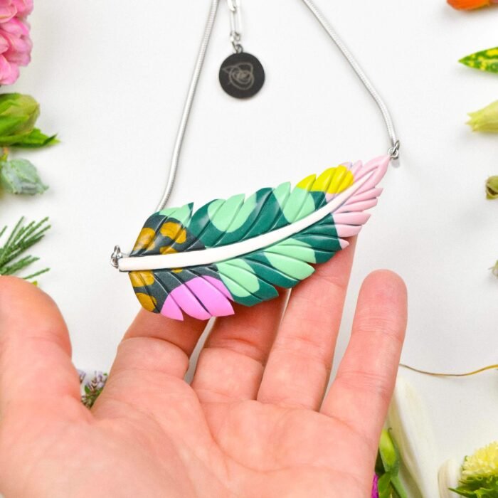 Feather-Leaf necklace - Image 2