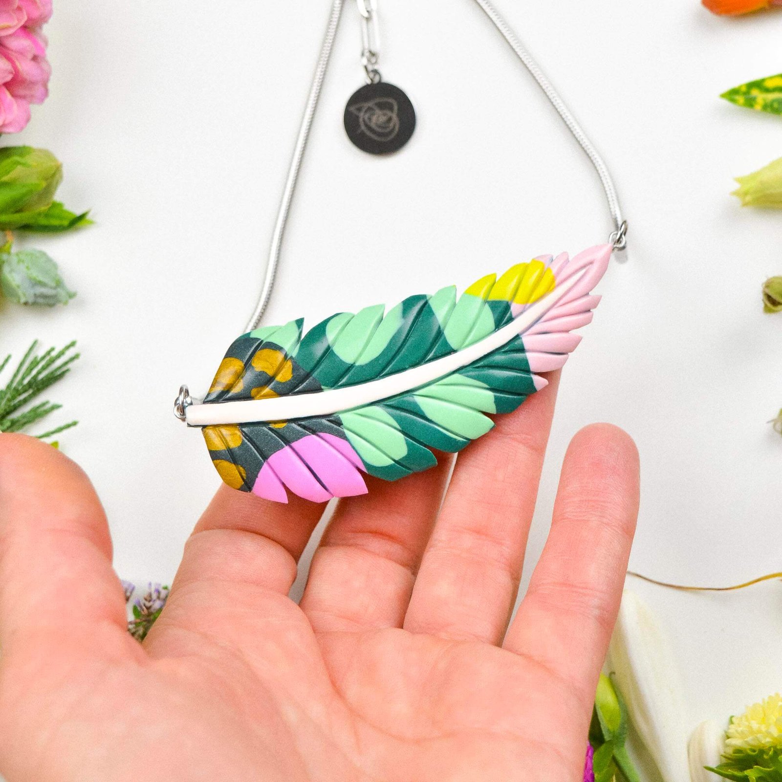 Feather-Leaf necklace - Image 2