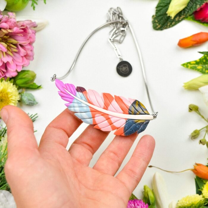 Feather-Leaf necklace - Image 2