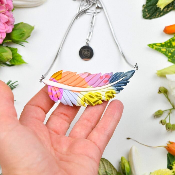 Feather-Leaf necklace - Image 2
