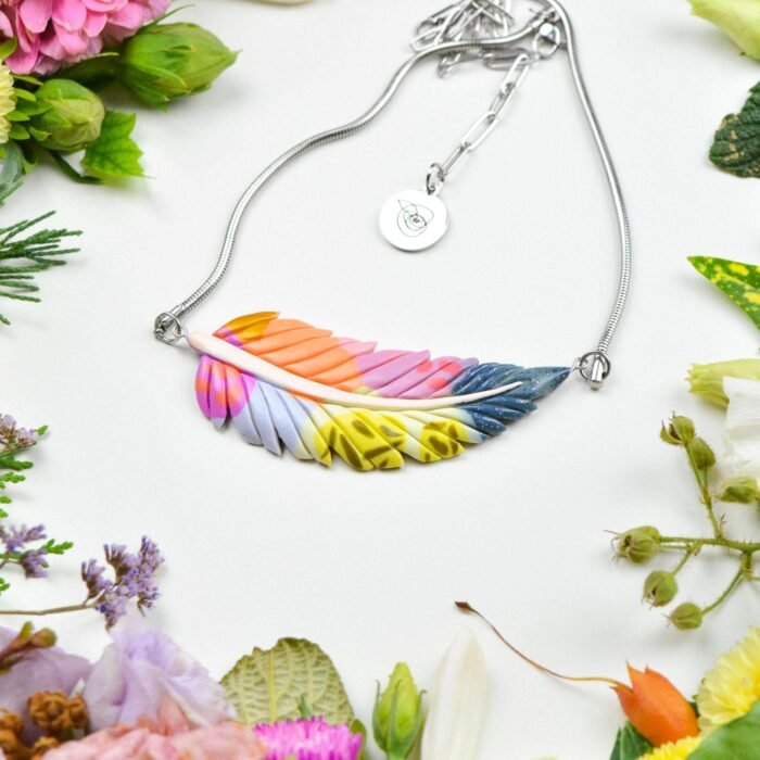 Feather-Leaf necklace - Image 4