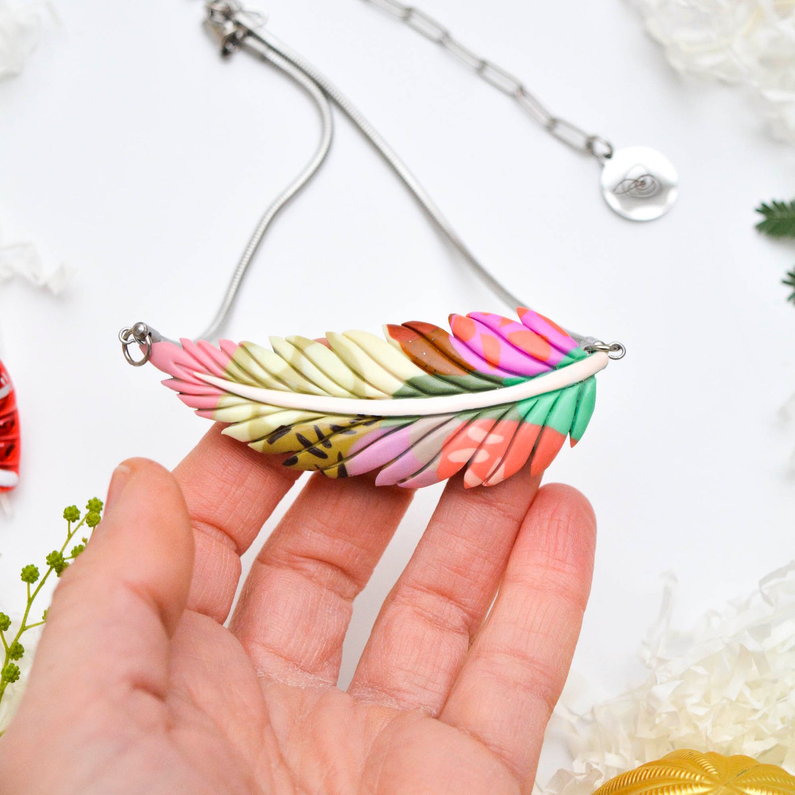 Feather-Leaf necklace - Image 2
