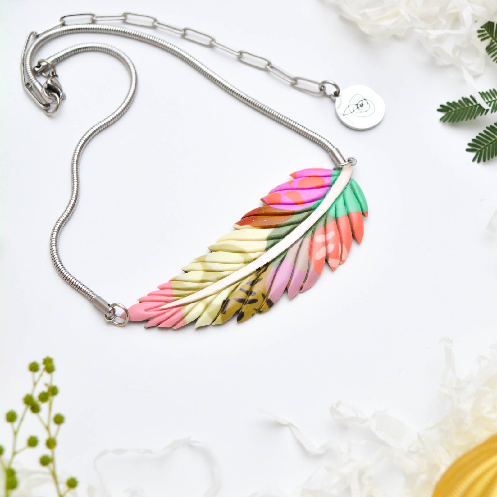 Feather-Leaf necklace - Image 4