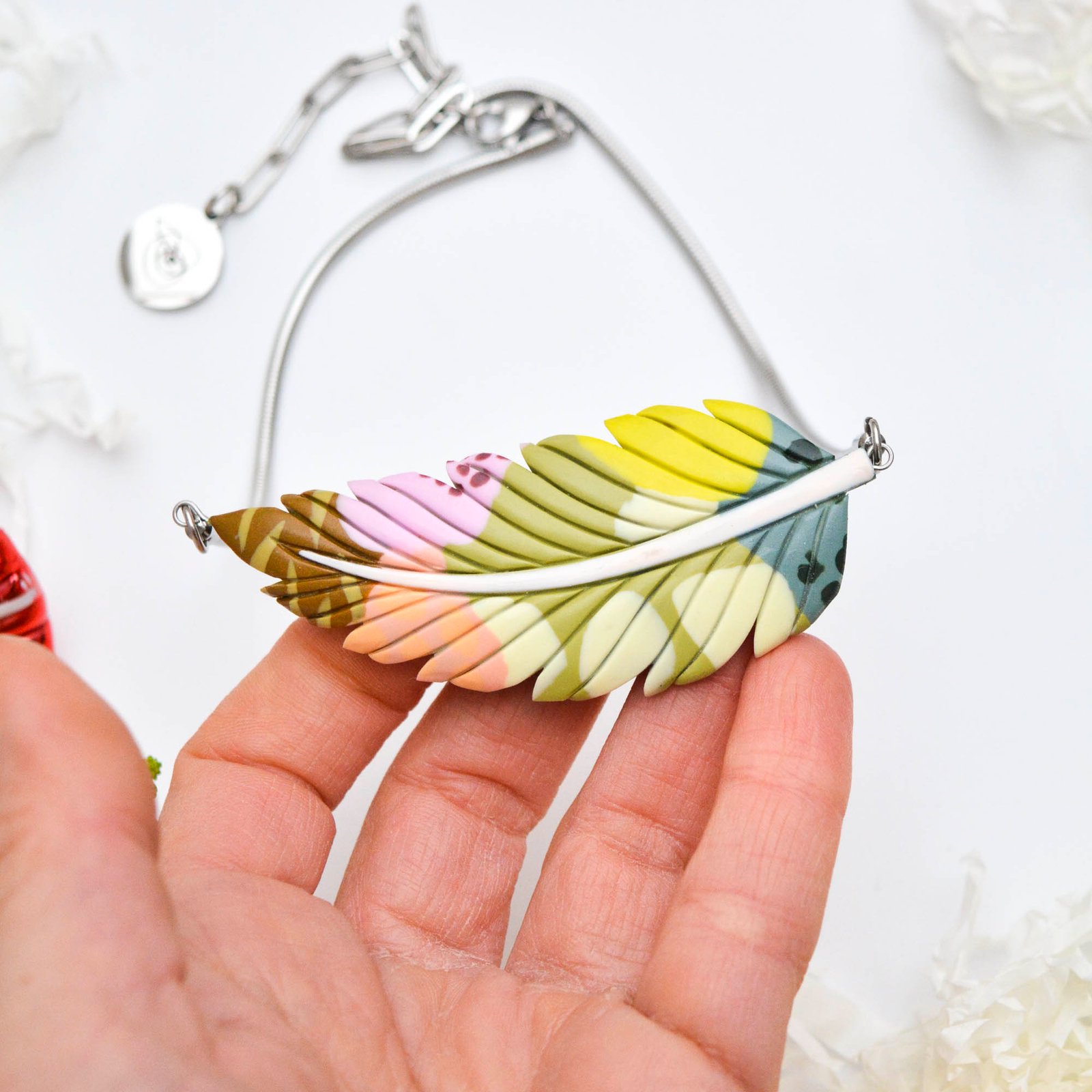 Feather-Leaf necklace - Image 2