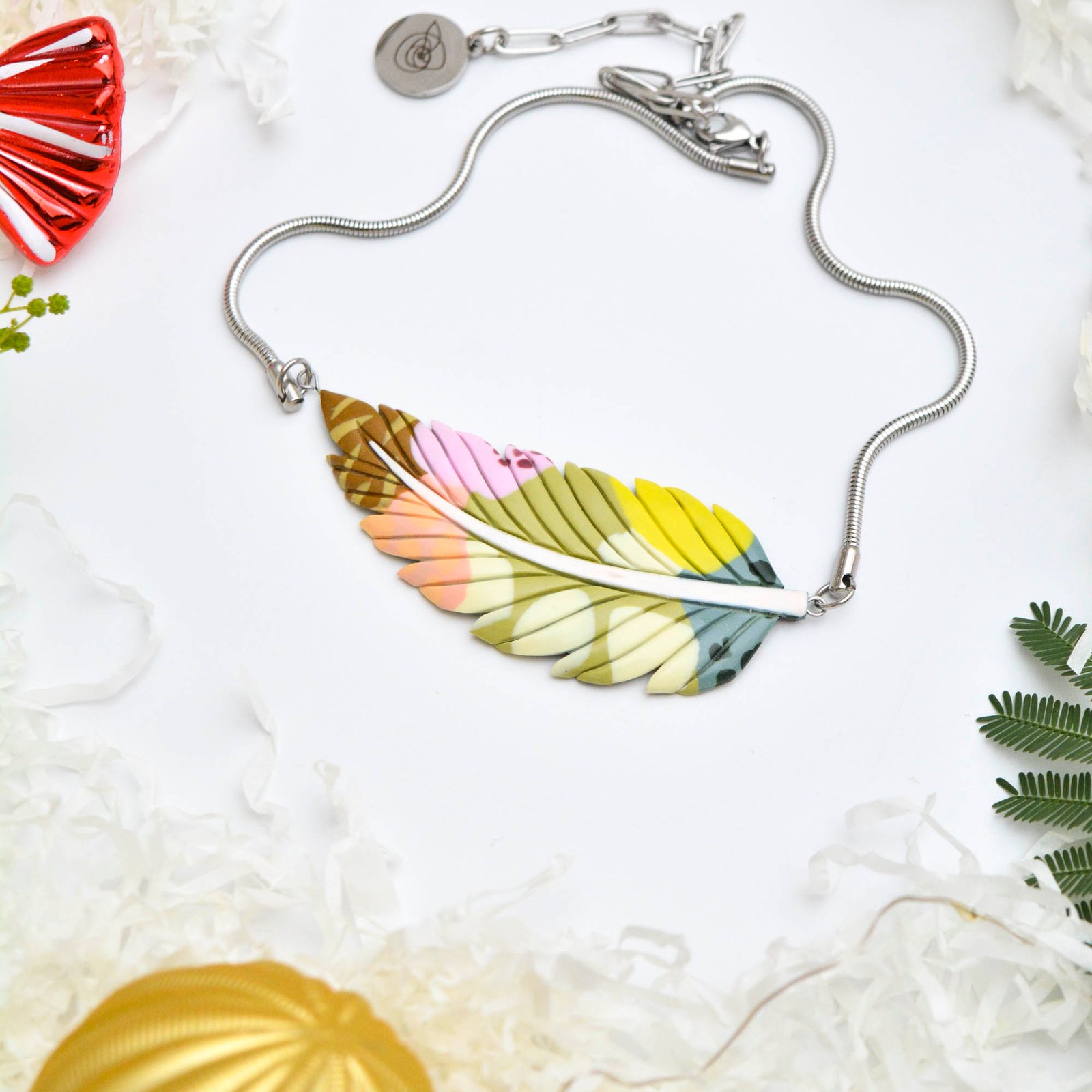 Feather-Leaf necklace - Image 4