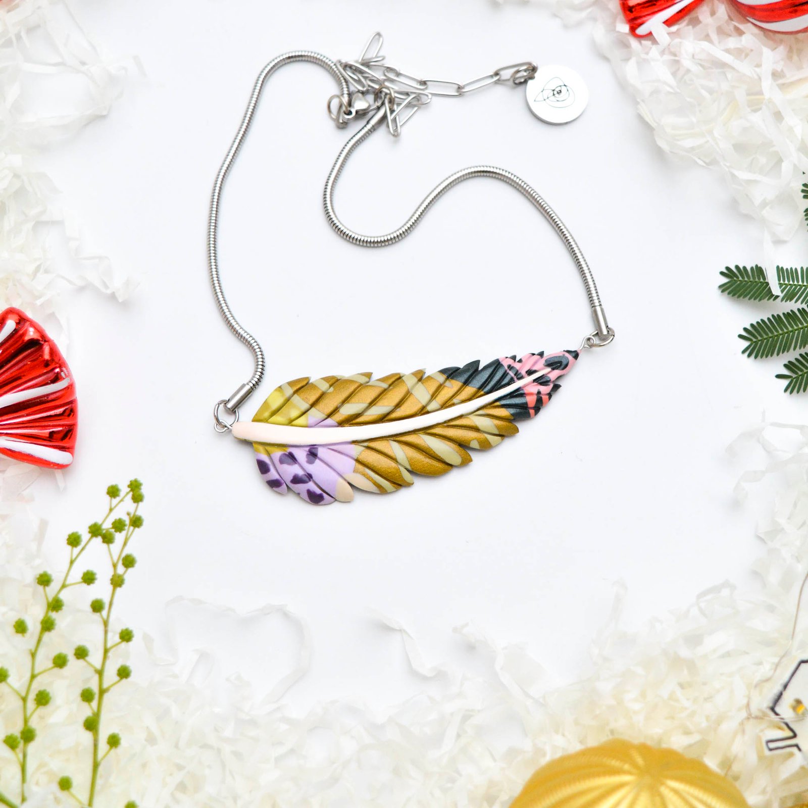 Feather-Leaf necklace - Image 4