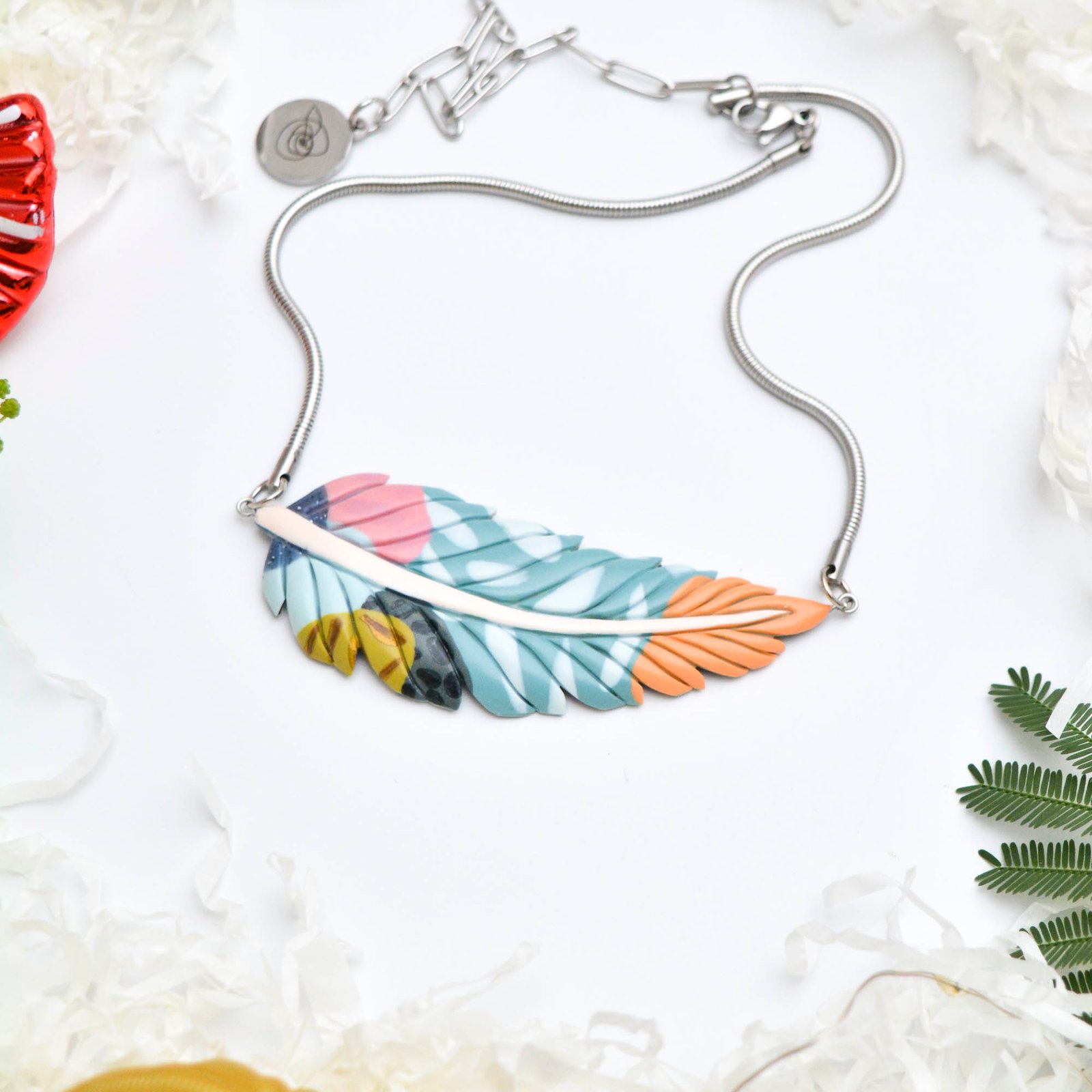Feather-Leaf necklace - Image 4