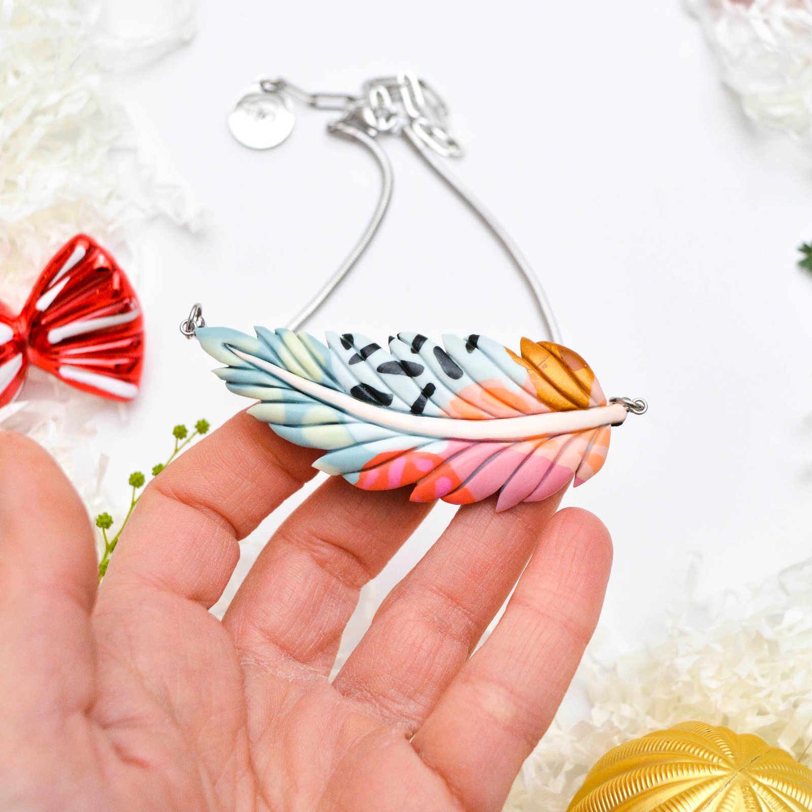 Feather-Leaf necklace - Image 2