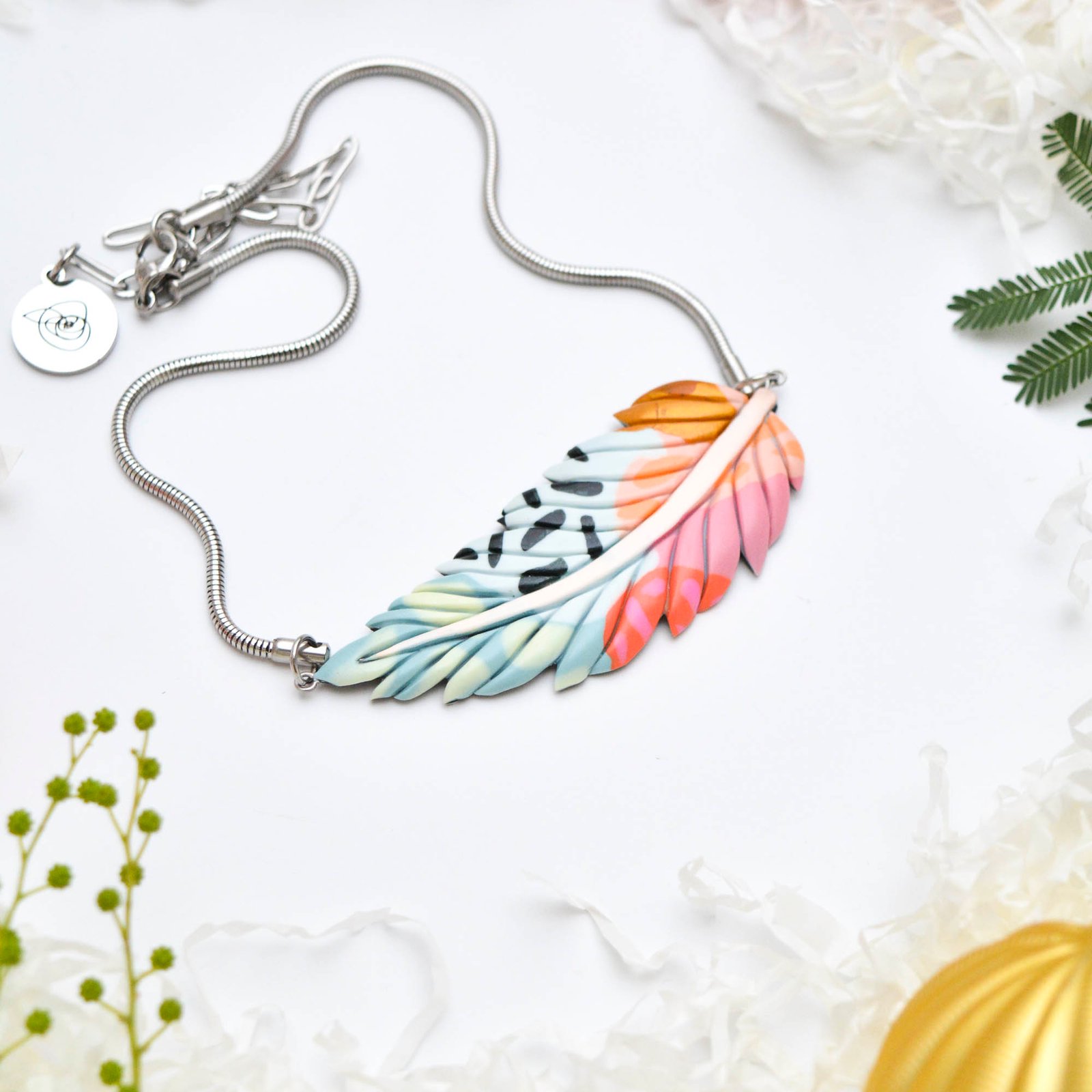 Feather-Leaf necklace - Image 4