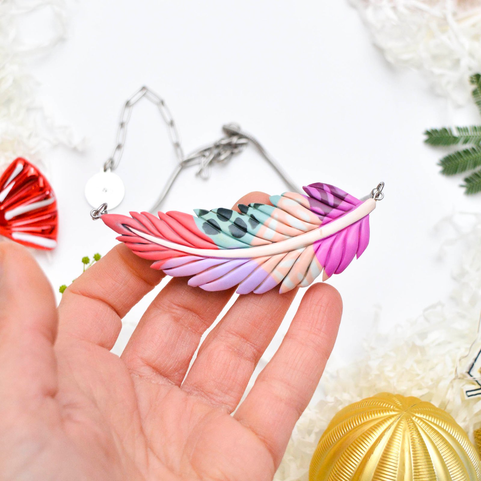 Feather-Leaf necklace - Image 2