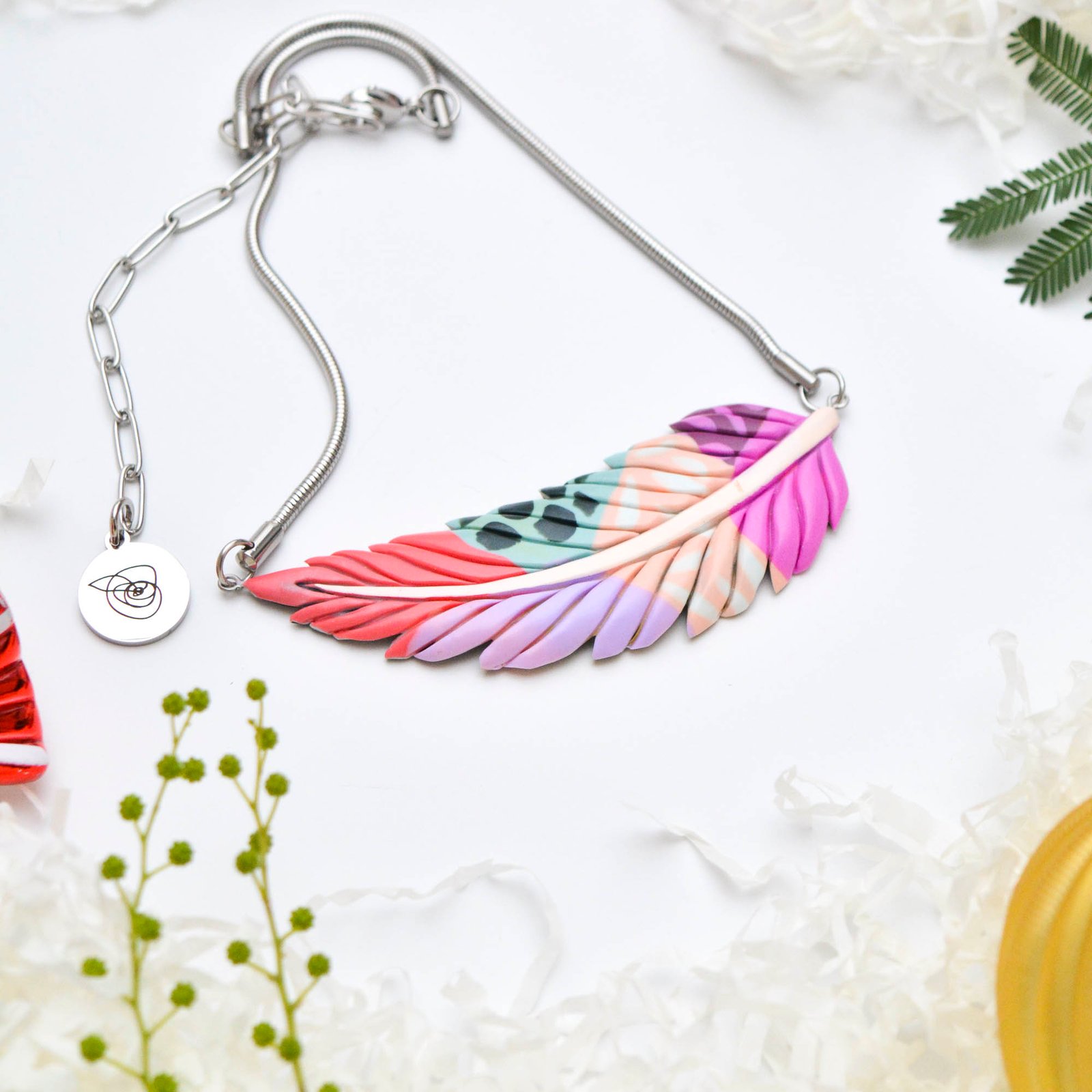 Feather-Leaf necklace - Image 4