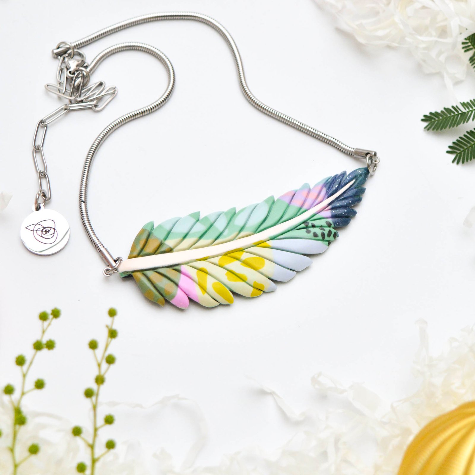 Feather-Leaf necklace - Image 2