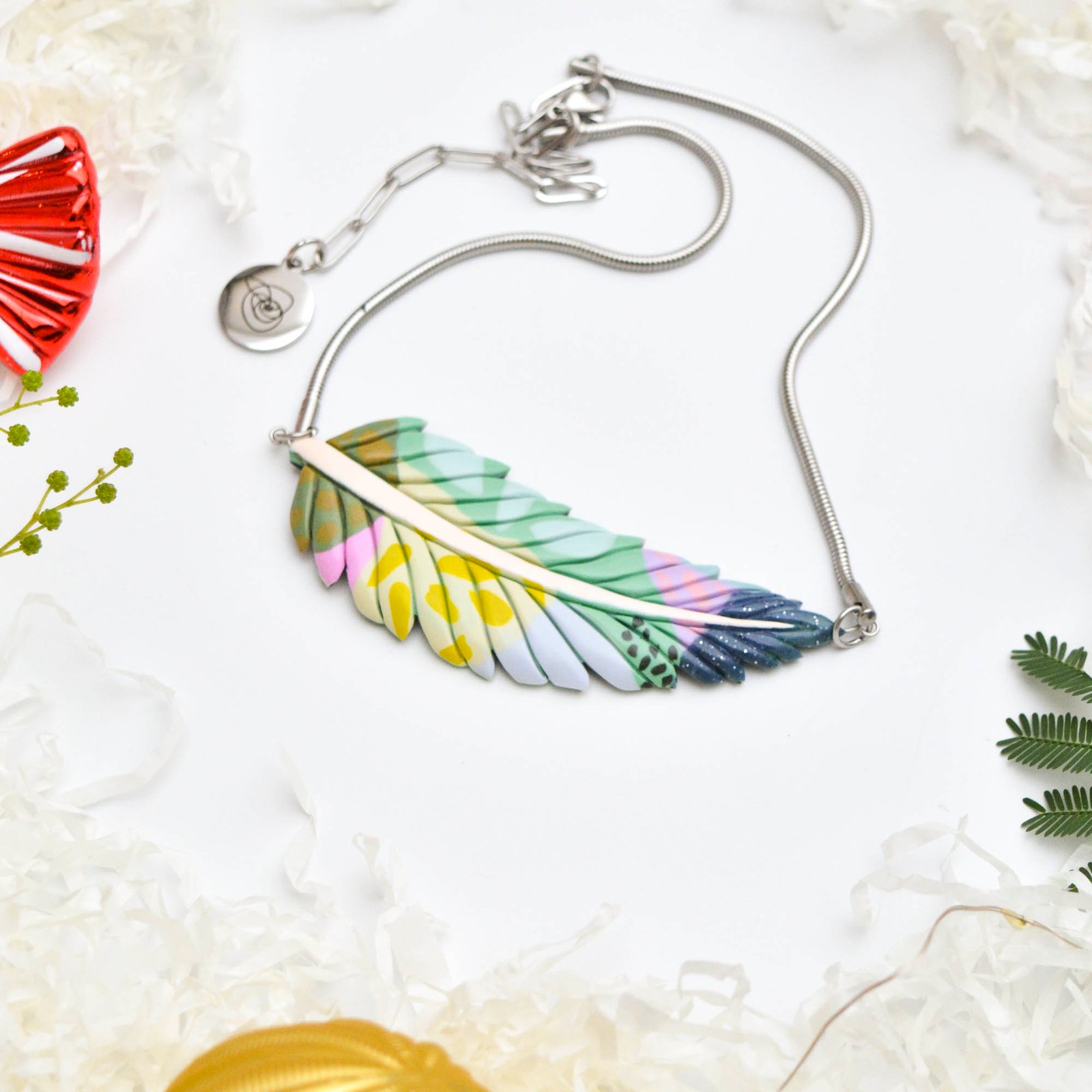 Feather-Leaf necklace - Image 5