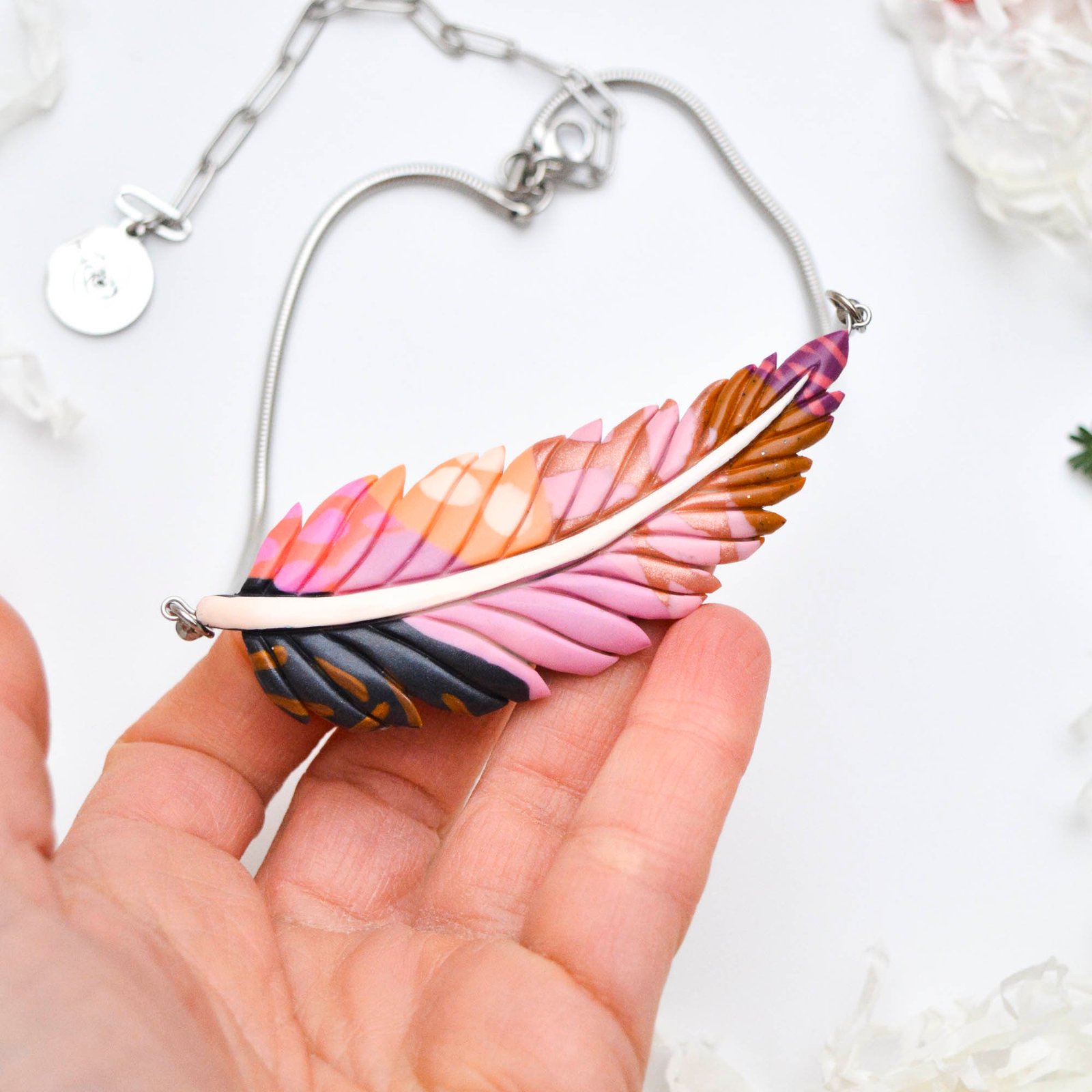 Feather-Leaf necklace - Image 2