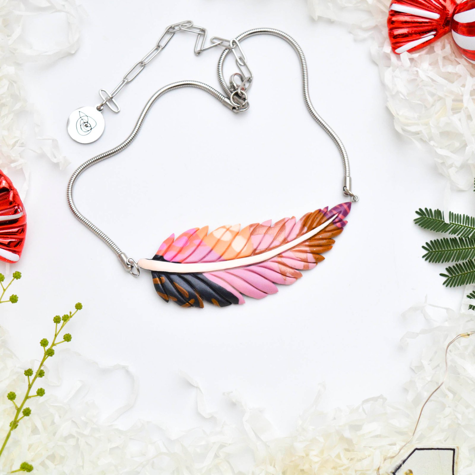 Feather-Leaf necklace - Image 4