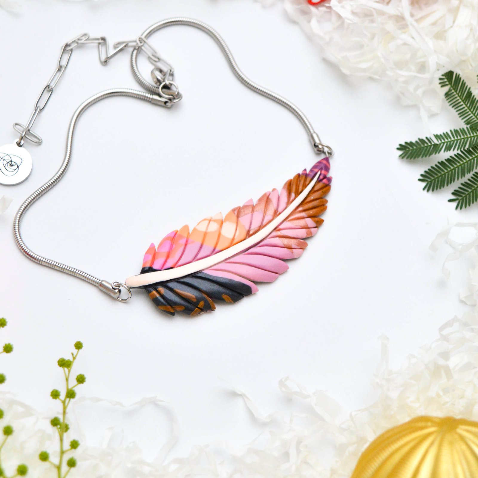 Feather-Leaf necklace - Image 5