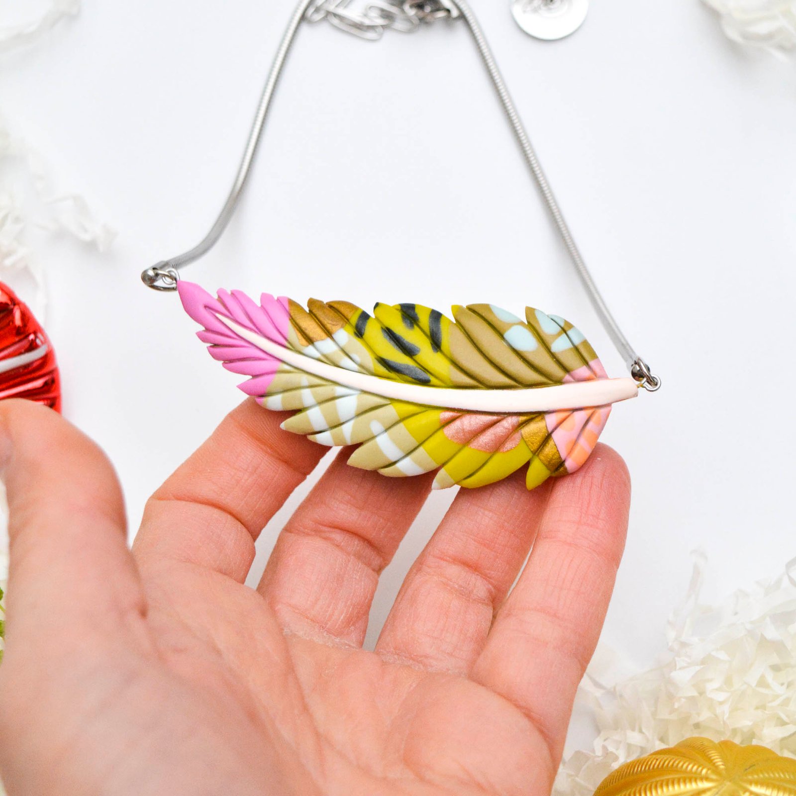 Feather-Leaf necklace - Image 2
