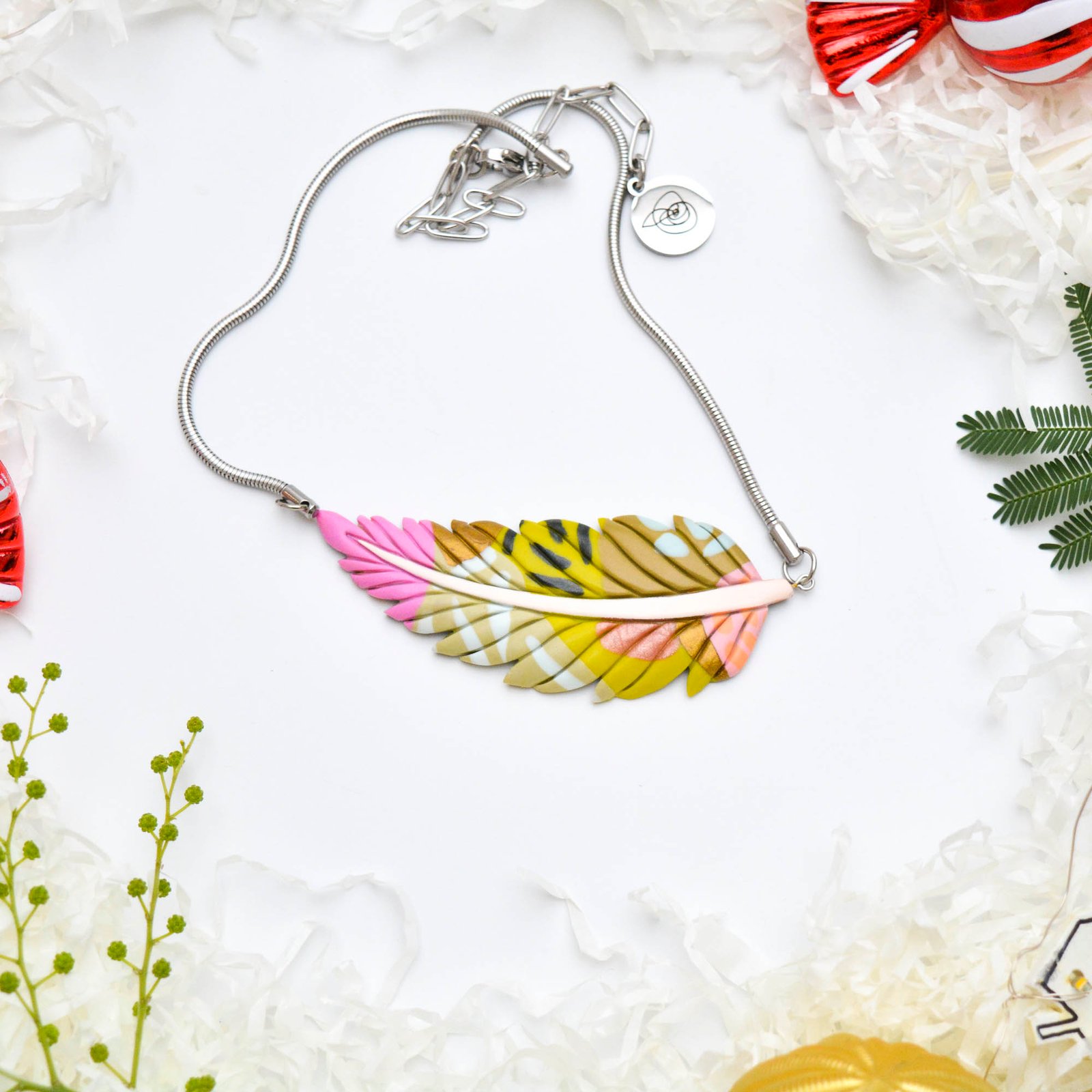 Feather-Leaf necklace - Image 5