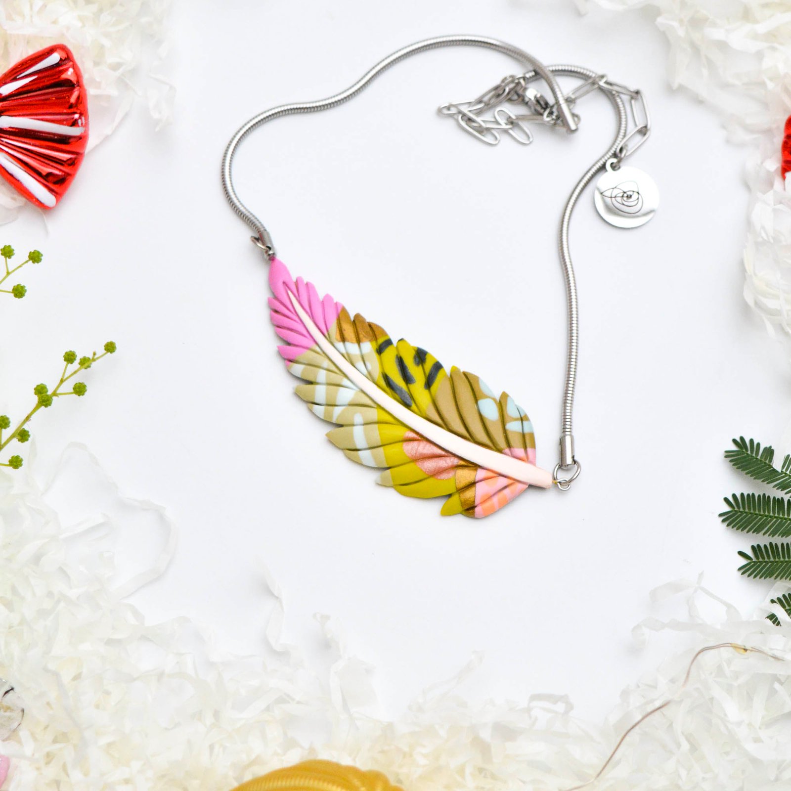 Feather-Leaf necklace - Image 4