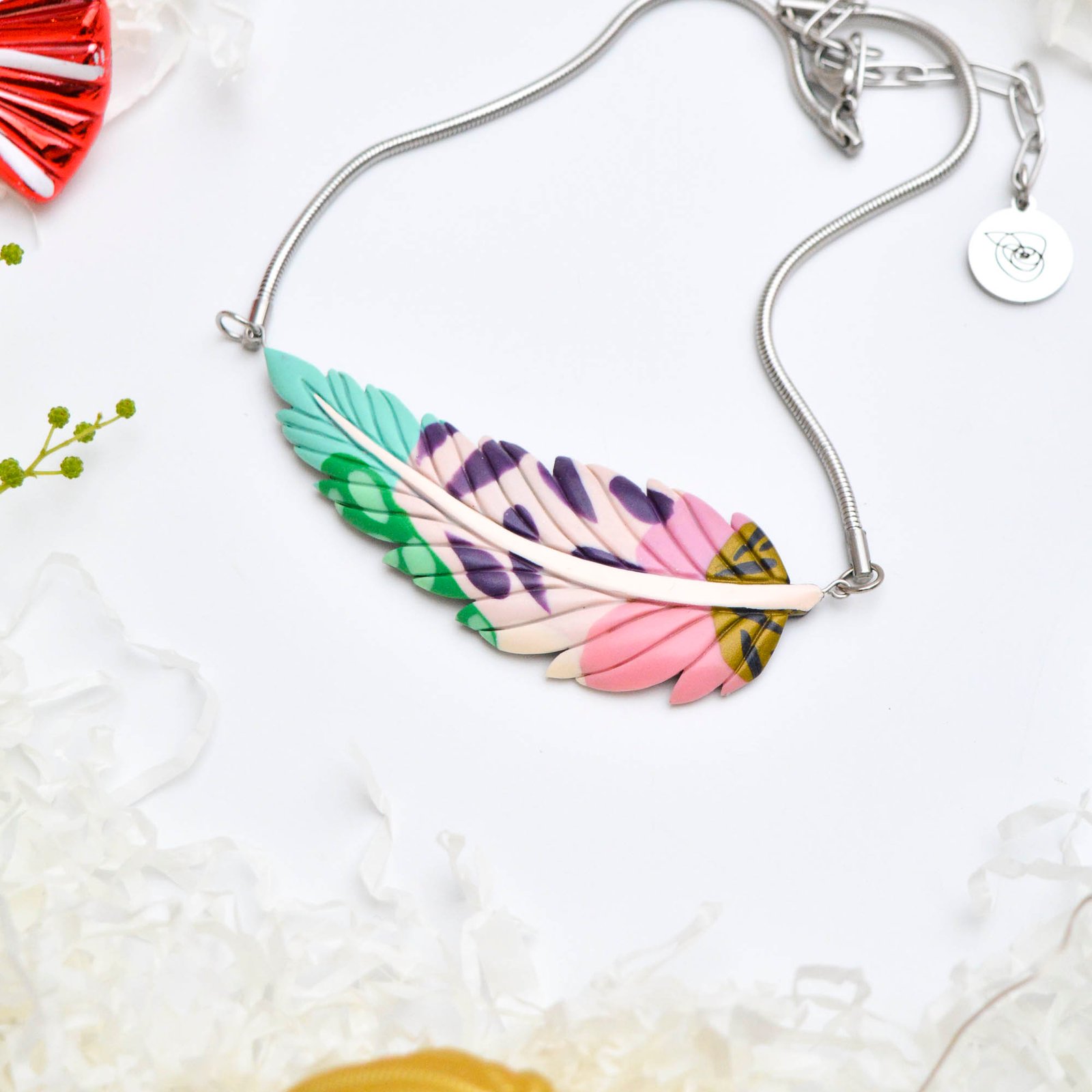 Feather-Leaf necklace - Image 5