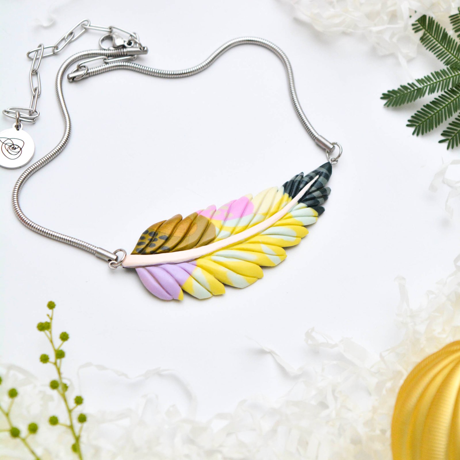 Feather-Leaf necklace - Image 5