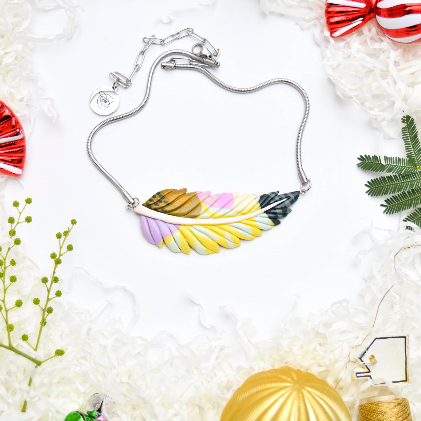 Feather-Leaf necklace - Image 6