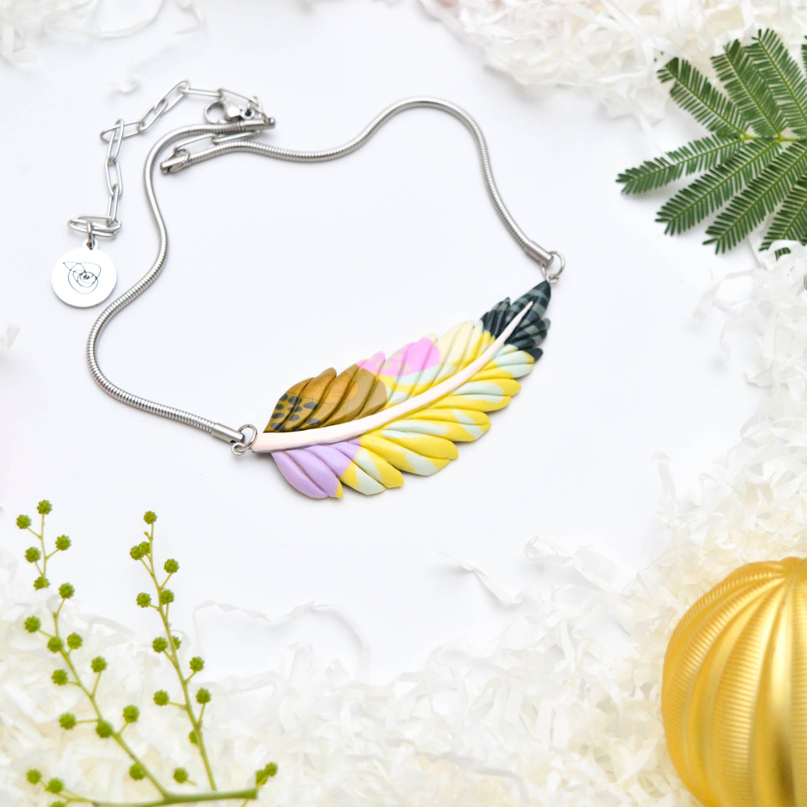 Feather-Leaf necklace - Image 4
