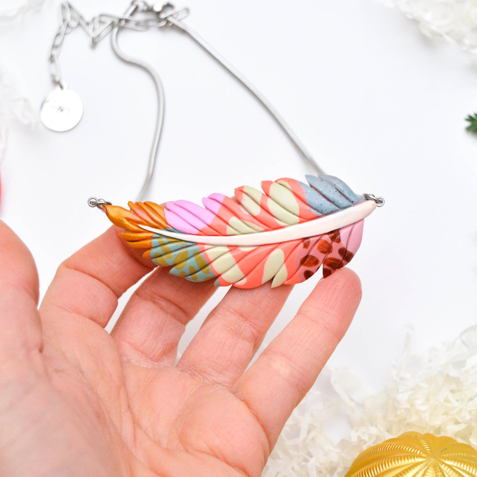 Feather-Leaf necklace - Image 2