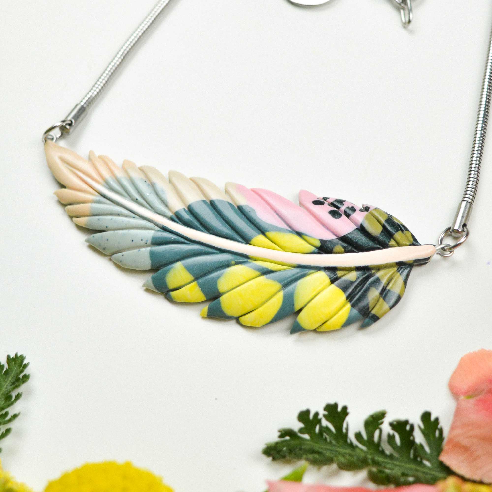Feather-Leaf necklace - Image 4